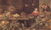 Frans Snyders Fruit and Vegetable Stall (mk14) oil painting artist